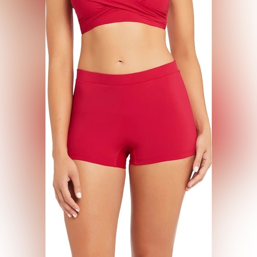 Sea Level The Katie Boyleg Swim Shorts Barbie Pink Bottoms